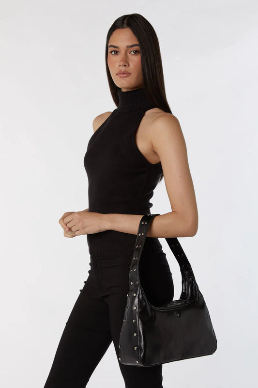 SOHO STUDDED SHOULDER BAG