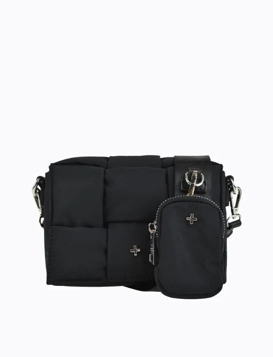 VESPA WOVEN FLAP CROSSBODY