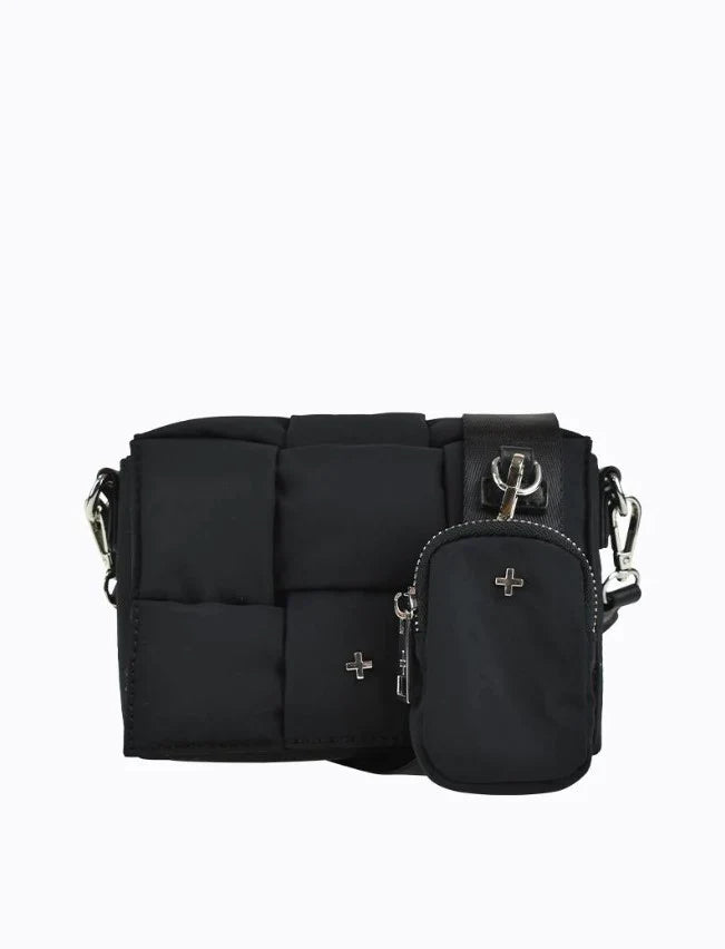 VESPA WOVEN FLAP CROSSBODY