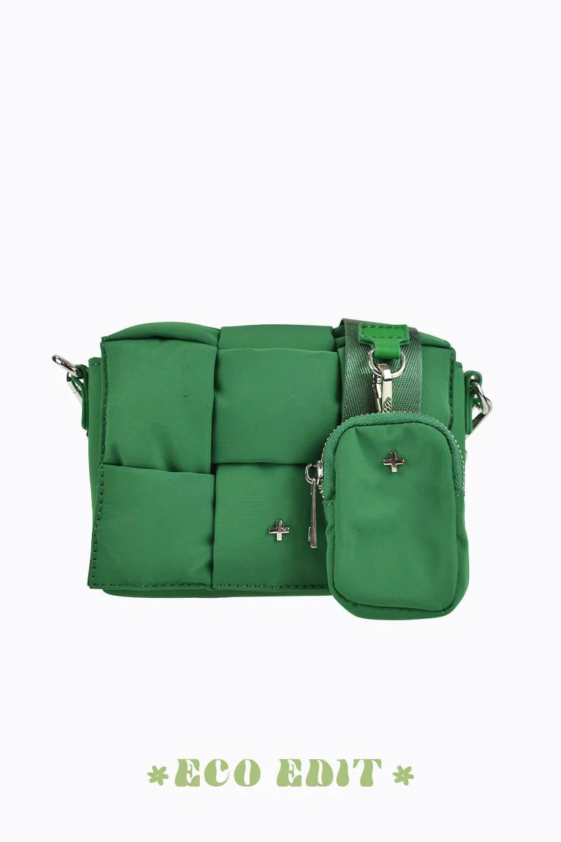 VESPA WOVEN FLAP CROSSBODY